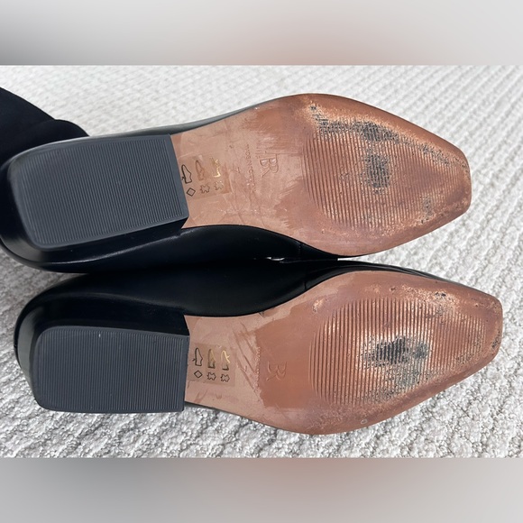 Banana Republic Black Italian Leather Everyday Loafer Women’s Size 7 - Picture 13 of 14